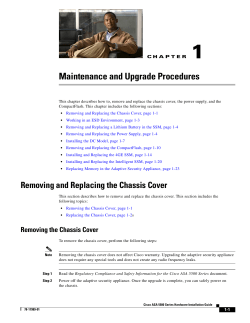 Maintenance and Upgrade Procedures