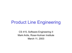 Domain Engineering - Rose