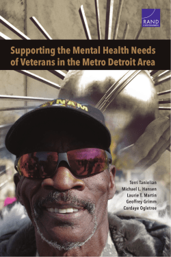 Supporting the Mental Health Needs of Veterans in the Metro Detroit