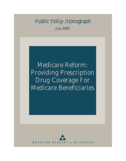 Providing Prescription Drug Coverage for Medicare Beneficiaries