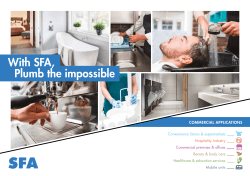 Plumb the impossible With SFA