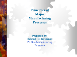 FUNDAMENTALS OF METAL FORMING