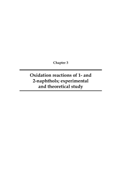 Oxidation reactions of 1- and 2-naphthols