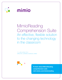 MimioReading Comprehension Suite