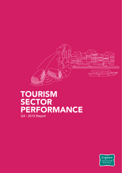 Tourism Sector Performance for Quarter 4 2015