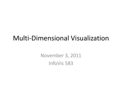 Multi-Dimensional Visualization
