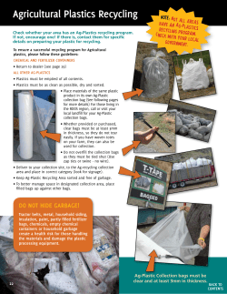 Agricultural Plastics Recycling