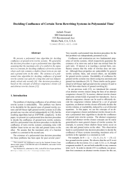 Deciding Confluence of Certain Term Rewriting Systems in