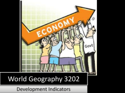 Economic development