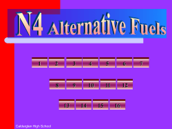 N4 Unit 2 quiz 2 pollution and alternative fuels