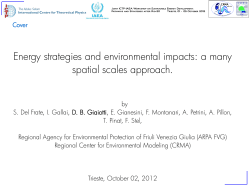 Energy strategies and environmental impacts: a many