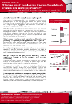 Unlocking growth from business travelers, through loyalty programs