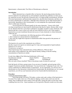 Bacteriostatic vs Bactericidal: The Effect of Disinfectants on Bacteria