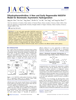Dihydrophenanthridine: A New and Easily Regenerable NAD(P)H