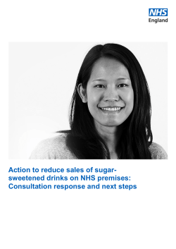 Action to reduce sales of sugar- sweetened drinks