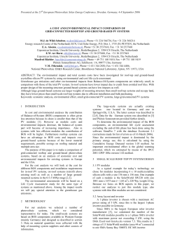 A cost and environmental impact comparison of grid