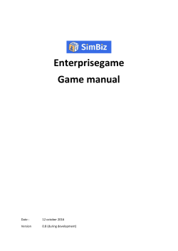 Enterprisegame Game manual