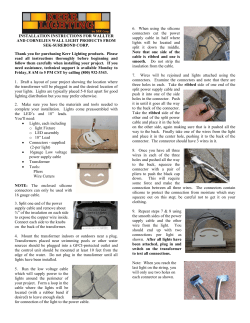 INSTALLATION INSTRUCTIONS FOR - SEK SUREBOND