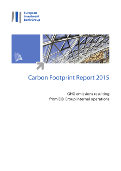 Carbon Footprint Report 2015