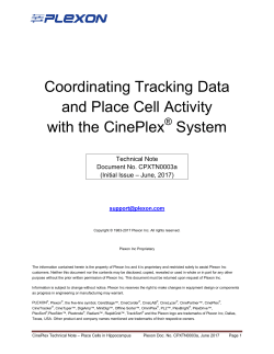 Coordinating Tracking Data and Place Cell Activity with