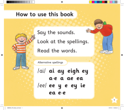 ai/ ai ay eigh ey ae a ae ea /ee
