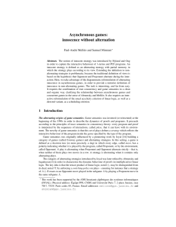 Asynchronous games: innocence without alternation