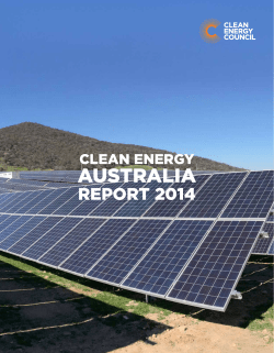 AUSTRALIA - Clean Energy Council