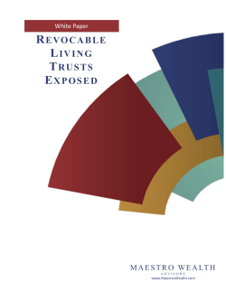 Revocable Living Trust Exposed
