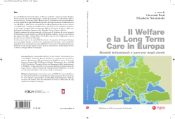 Il Welfare e la Long Term Care in Europa