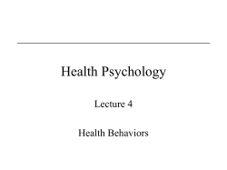 Health Psychology