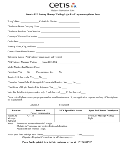 Message Waiting Light