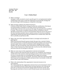 Robin Hood - Archana Warrier