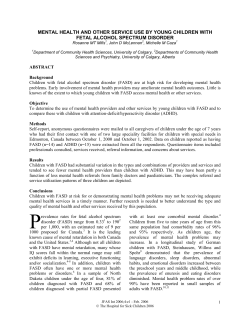 mental health and other service use by young children