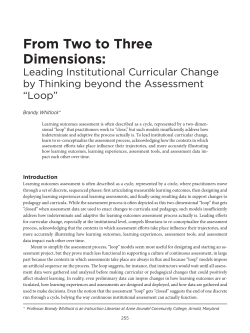 From Two to Three Dimensions - American Library Association