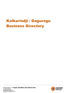 Kalkarindji / Daguragu Business Directory