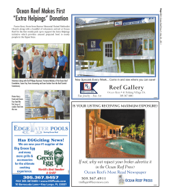 Ocean Reef Makes First &ldquo;Extra Helpings&rdquo; Donation