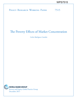 The Poverty Effects of Market Concentration