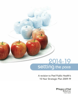 A Revision to Peel Public Health`s 10