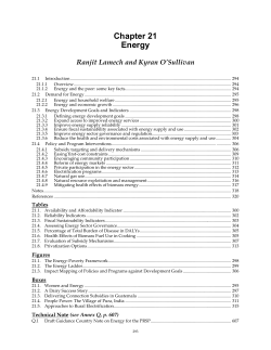 Chapter 21 Energy - World Bank Group