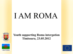 Youth supporting Roma integration
