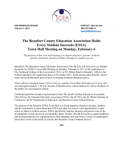 The Beaufort County Education Association Holds Every Student