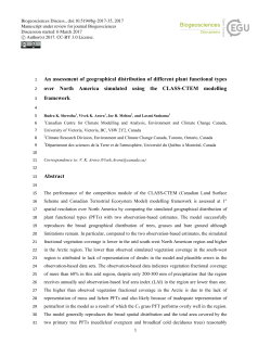An assessment of geographical distribution of different plant