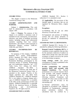 minnesota rules, chapter 1323 commercial energy