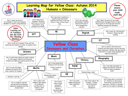 Autumn 2014 Humans v Dinosaurs - St Paul&acute;s C. of E. primary school