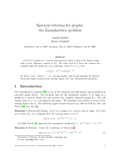 Spectral extrema for graphs: the Zarankiewicz problem