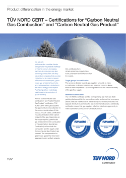 Carbon Neutral Gas Combustion