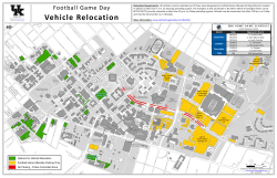 Football Game Day Vehicle Relocation Map