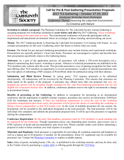 and Post-Gathering Presentations