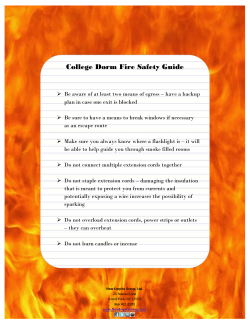 College Dorm Fire Safety Guide