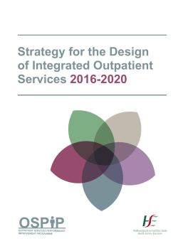 Strategy for the Design of Integrated Outpatient Services 2016-2020